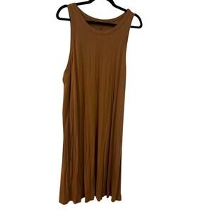 A new day Tank Top Dress - Mustard Yellow - XX large